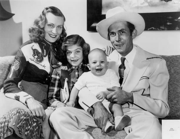 Hank Williams with family