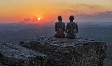 Beautiful Sunset at Cheaha State Park