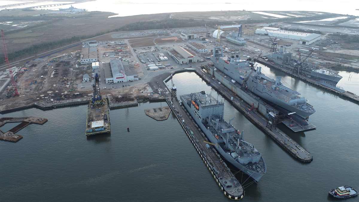 Alabama Drydock and Shipbuilding Company during WWII